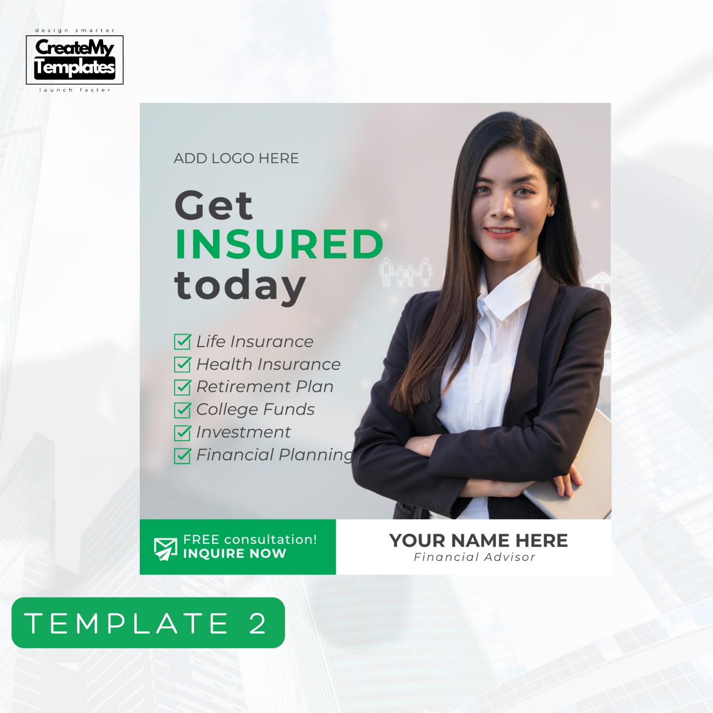 Financial Advisor Templates Starter Pack - Green