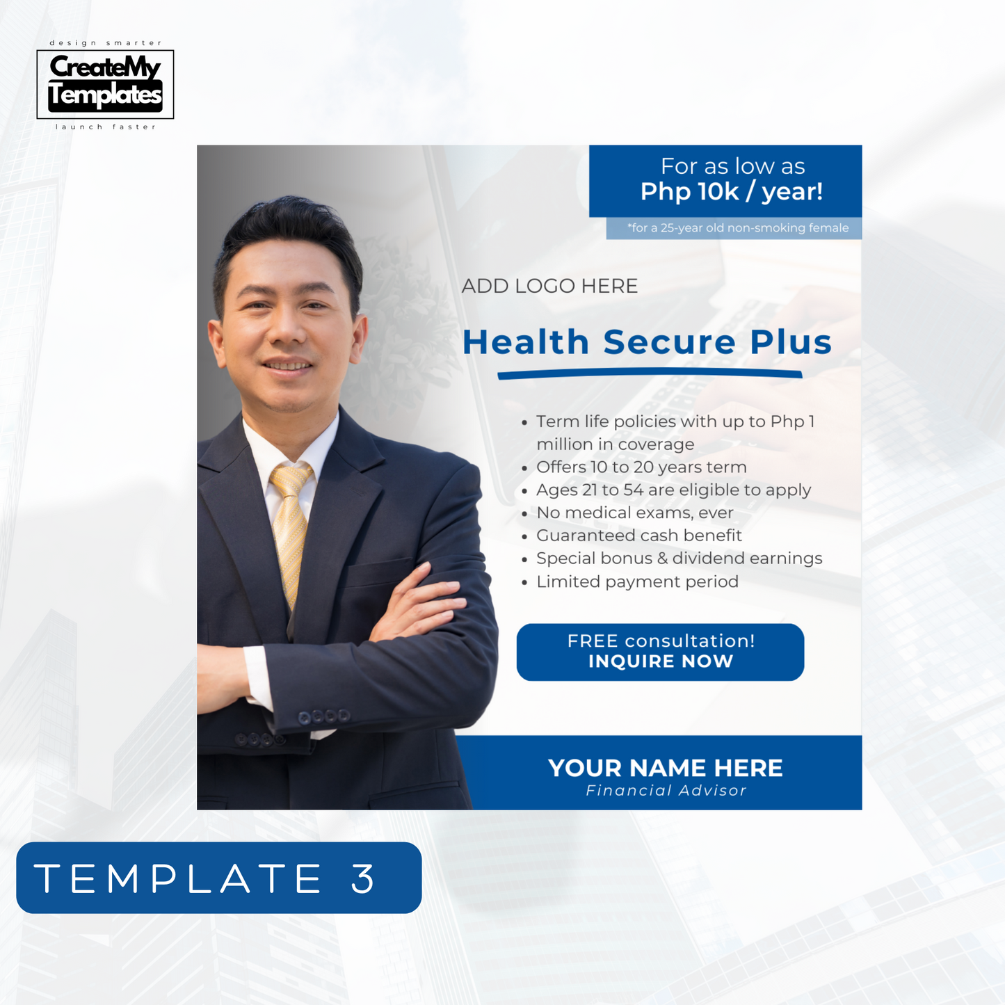 Financial Advisor Templates Starter Pack - Light Blue