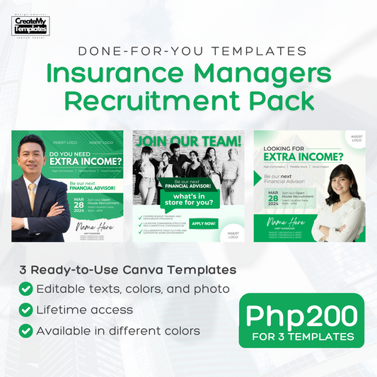 Insurance Managers Recruitment Pack - Green